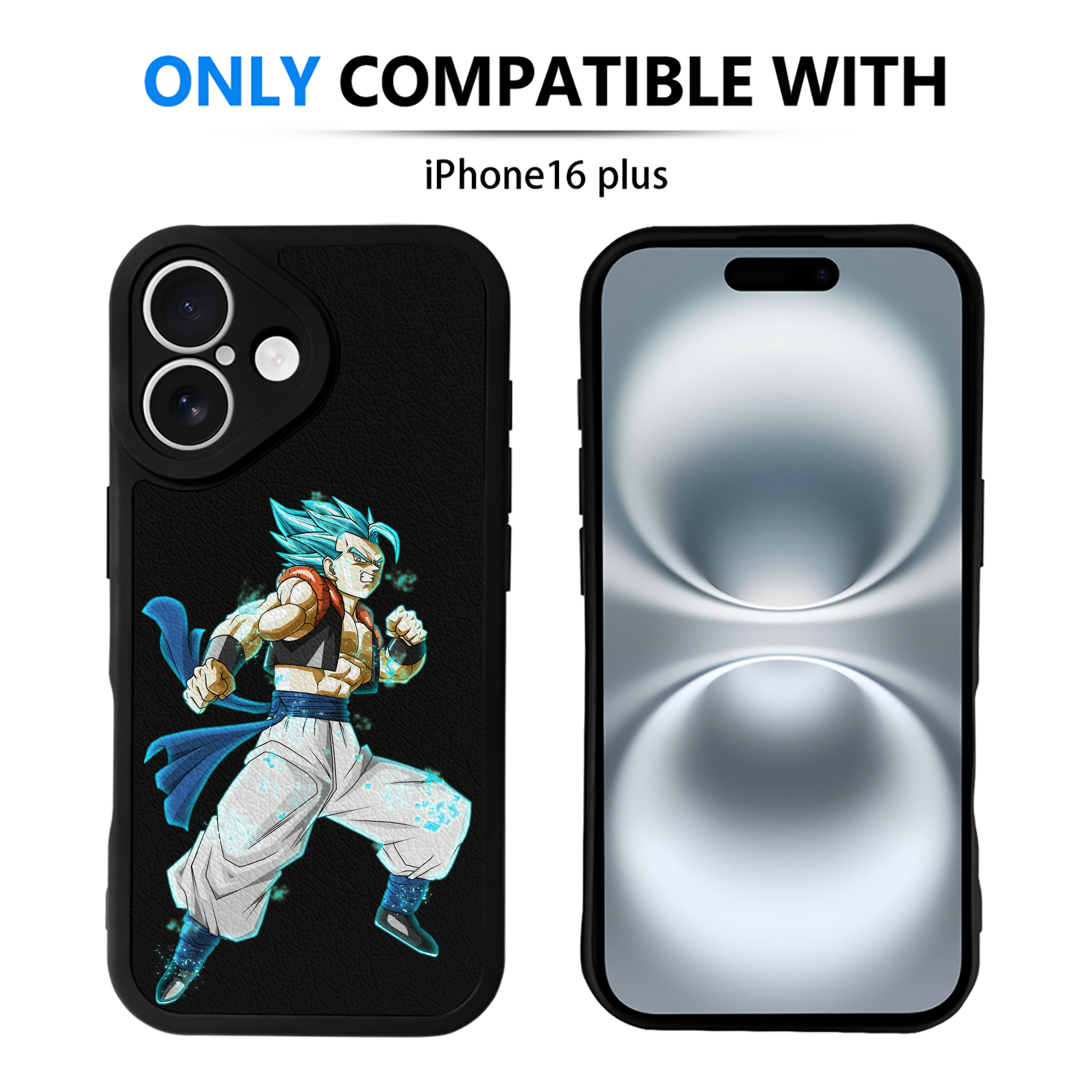 （画像用） ドラゴンボール ベジータ四世（Bejīta Yonsei）DRAGON BALL Vegeta IV 【iPhone 16シリーズ対応】シリコンスマホケース（レザー調） 材質：シリコン